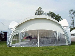 Арочный шатер 64 кв.м